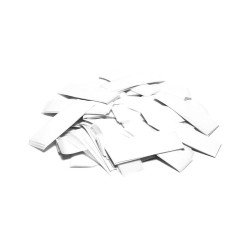 Slowfall confetti rectangles - White