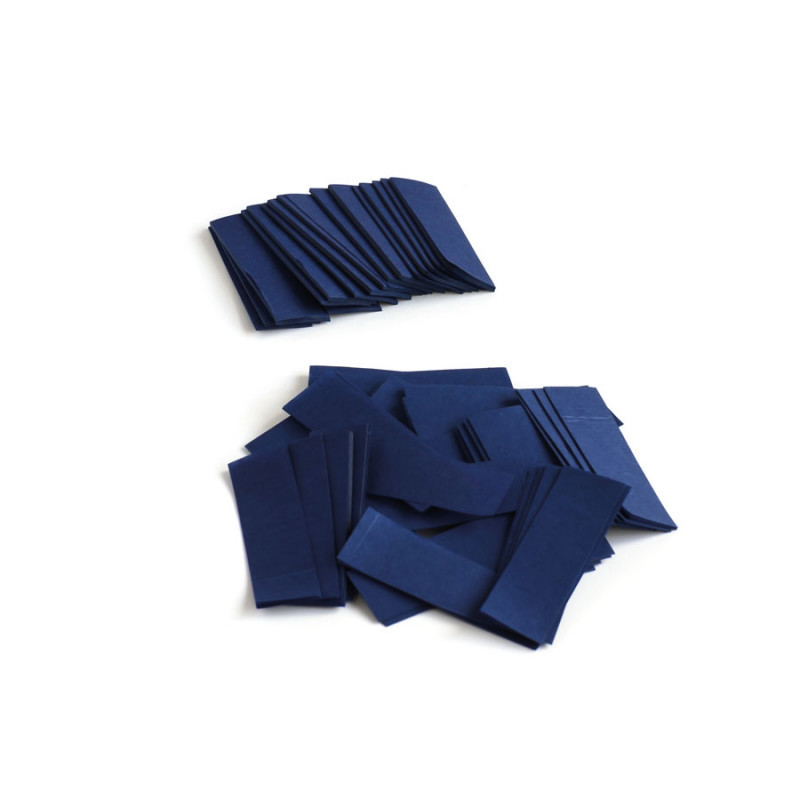 Slowfall confetti rectangles - Dark blue