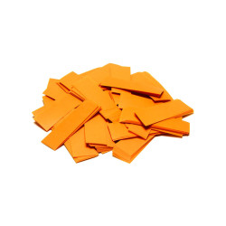 Slowfall confetti rectangles - Orange