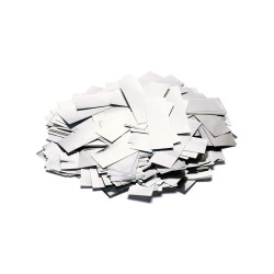Slowfall metallic confetti rectangles - Silver