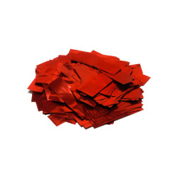 Slowfall metallic confetti rectangles - Red