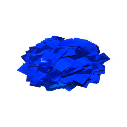Slowfall metallic confetti rectangles - blue