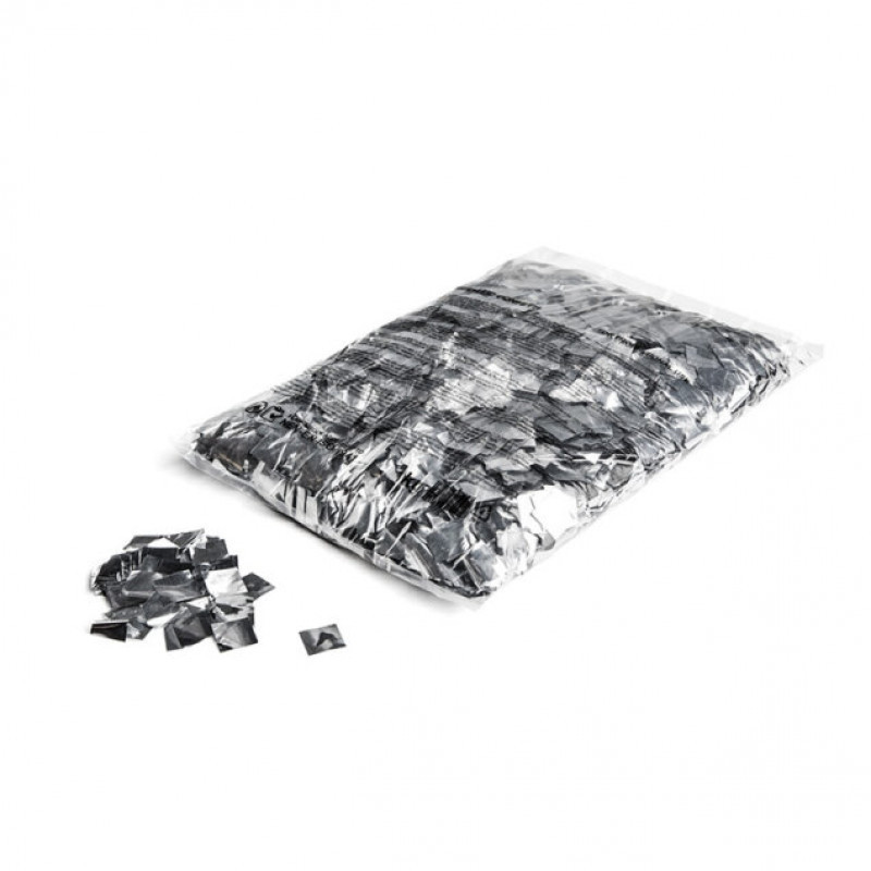 Metallic confetti squares - Silver