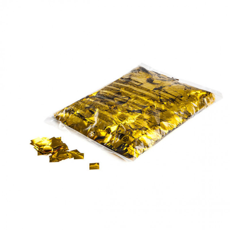 Metallic confetti squares - Gold