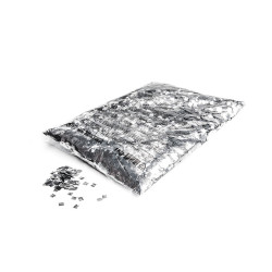 Metallic confetti raindrops - Silver