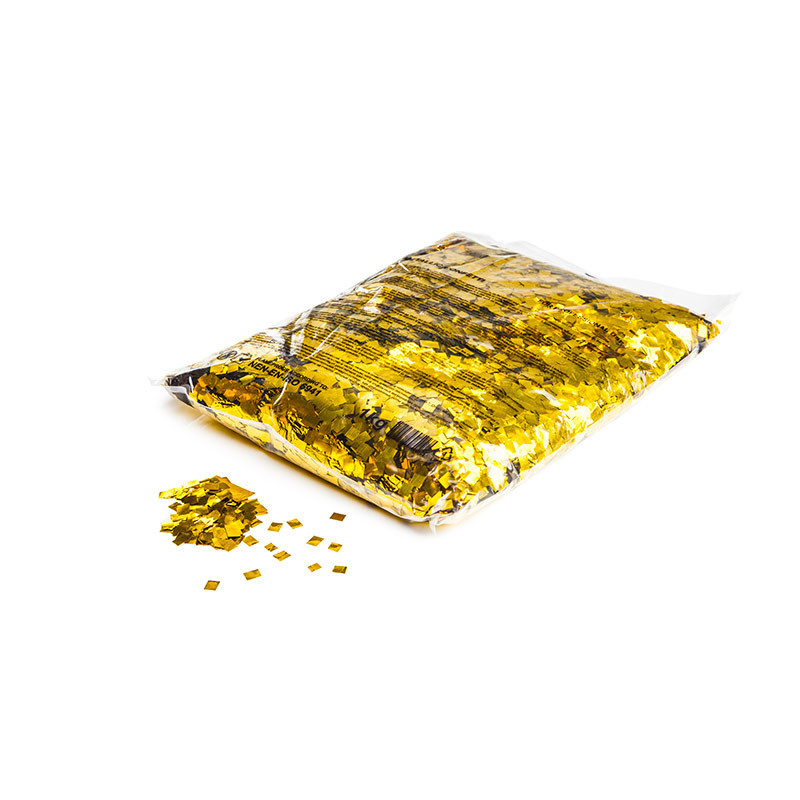Metallic confetti raindrops - Gold