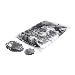 Metallic confetti round - Silver