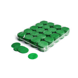 Slowfall confetti round - Dark Green