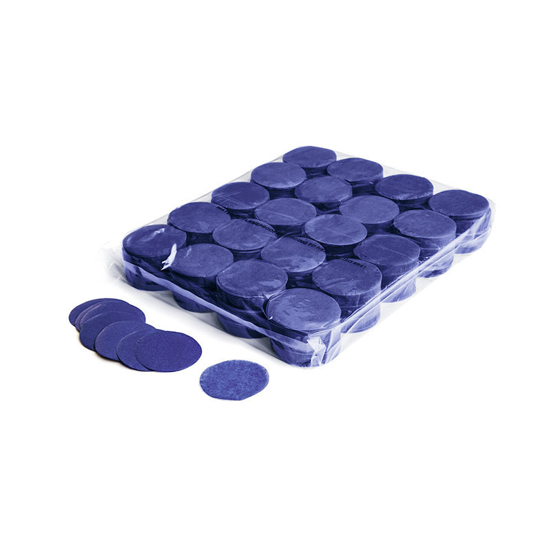 Slowfall confetti round - Dark blue