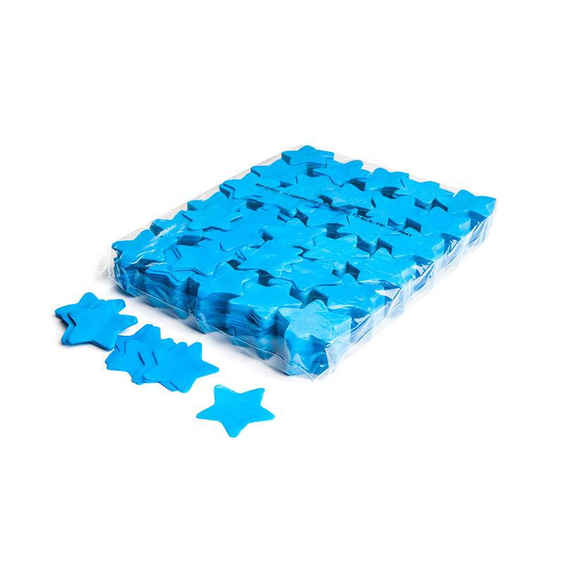 Slowfall confetti stars - Light blue