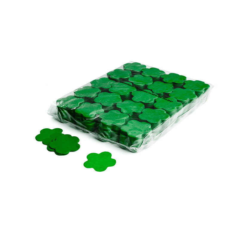 Slowfall confetti flowers - Dark Green