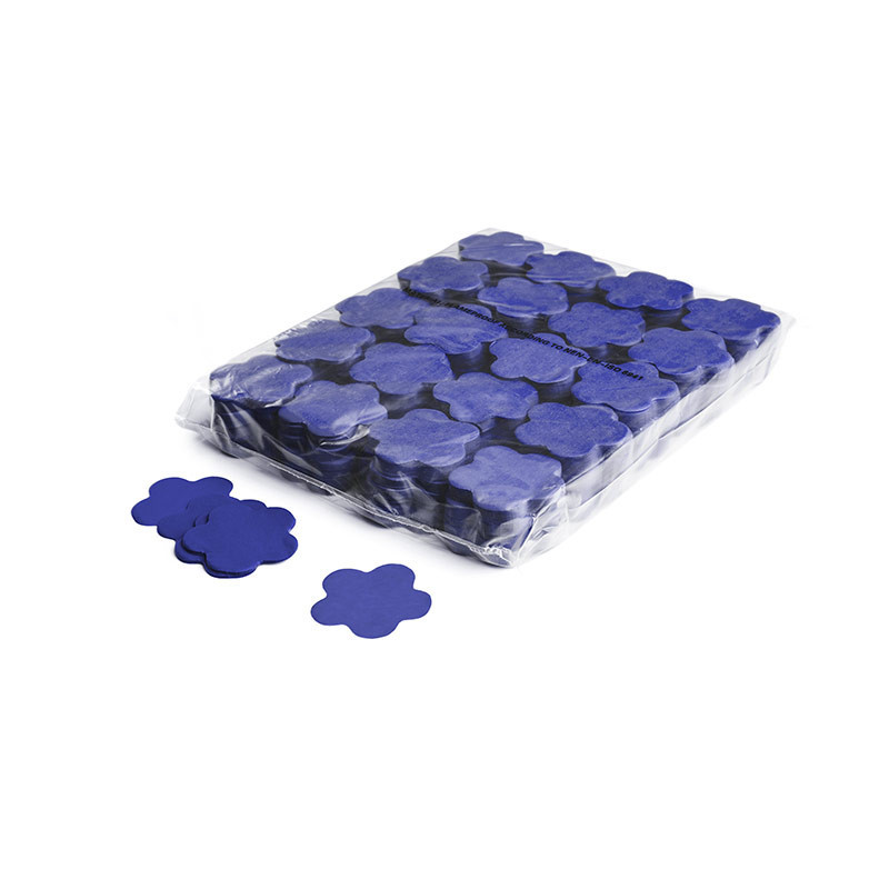 Slowfall confetti flowers - Dark blue