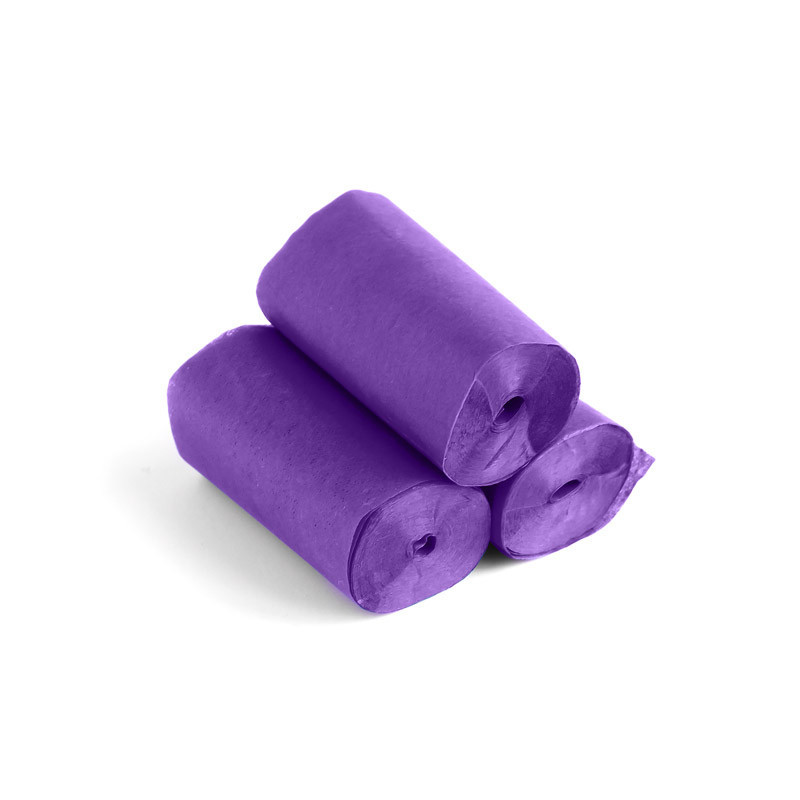 Stadium streamer 20m x 5 cm - Purple