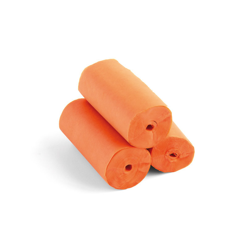 The Confetti Maker Stadium streamer 20m x 5 cm Orange Ribalto