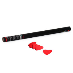 Handheld Cannon 80 cm confetti - Red Hearts