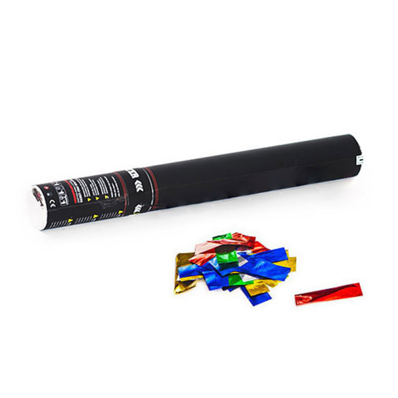 Handheld Cannon 50 cm metallic confetti - Multicol