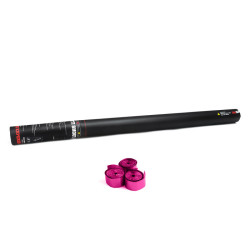 Handheld Cannon 80 cm metallic streamer - Pink