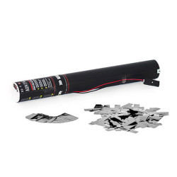 Electric Cannon 50 cm metallic confetti - Silver