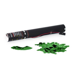 Electric Cannon 50 cm metallic confetti - Green