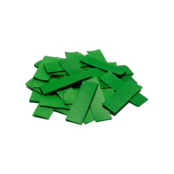 Slow-fall confetti rectangles - Dark Green